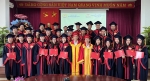 Lễ bế giảng và trao bằng cử nhân luật Khóa 20 của Trường Đai học Luật, Đại học Huế mở tại tỉnh Quảng Bình.