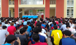 Trường Trung cấp Luật Đồng Hới tổ chức hội nghị đối thoại giữa Ban Giám hiệu Nhà trường với lưu học sinh Lào Khóa 2