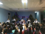 Trường Trung cấp Luât Đồng Hới rộn rang đểm giáng sinh