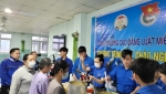Đoàn Trường Cao đẳng Luật miền Trung thực hiện chương trình bát cháo nghĩa tình tại bệnh viện Hữu nghị Việt Nam - Cu ba Đồng hới