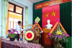 Thầy và trò Trường Trung cấp Luật Đồng Hới tham dự Lễ khai giảng năm học mới 2017 - 2018 tại Trung tâm Giáo dục dạy nghề thành phố Đồng Hới tỉnh Quảng Bình